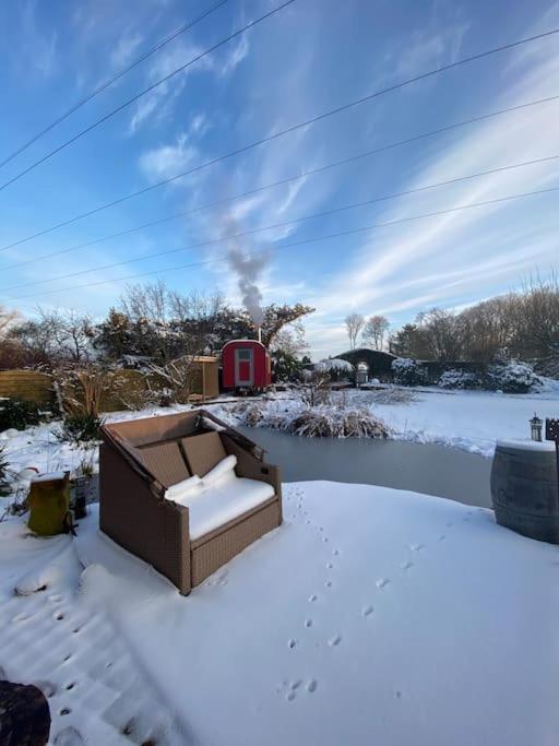 Luxurioeses Ferienhaus Am Ems Jade Kanal Sande Dış mekan fotoğraf