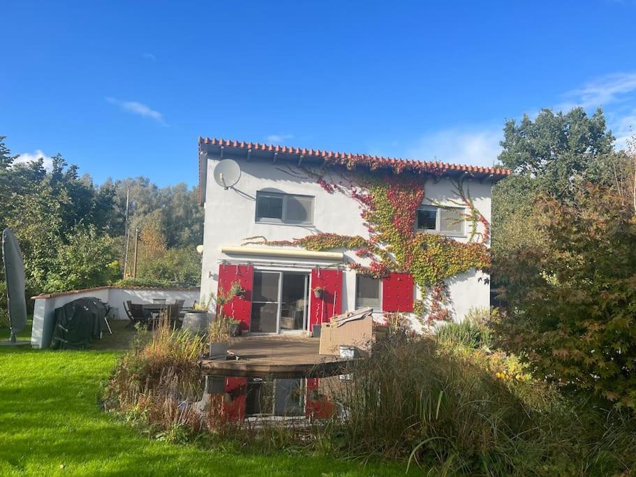 Luxurioeses Ferienhaus Am Ems Jade Kanal Sande Dış mekan fotoğraf