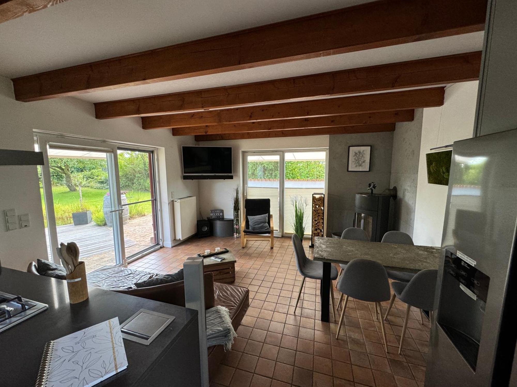 Luxurioeses Ferienhaus Am Ems Jade Kanal Sande Dış mekan fotoğraf